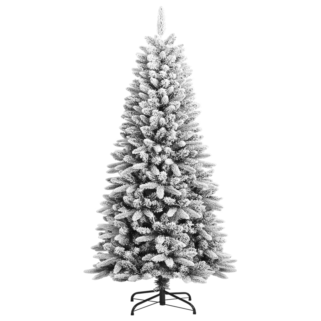 Sapin de Noël artificiel floqué