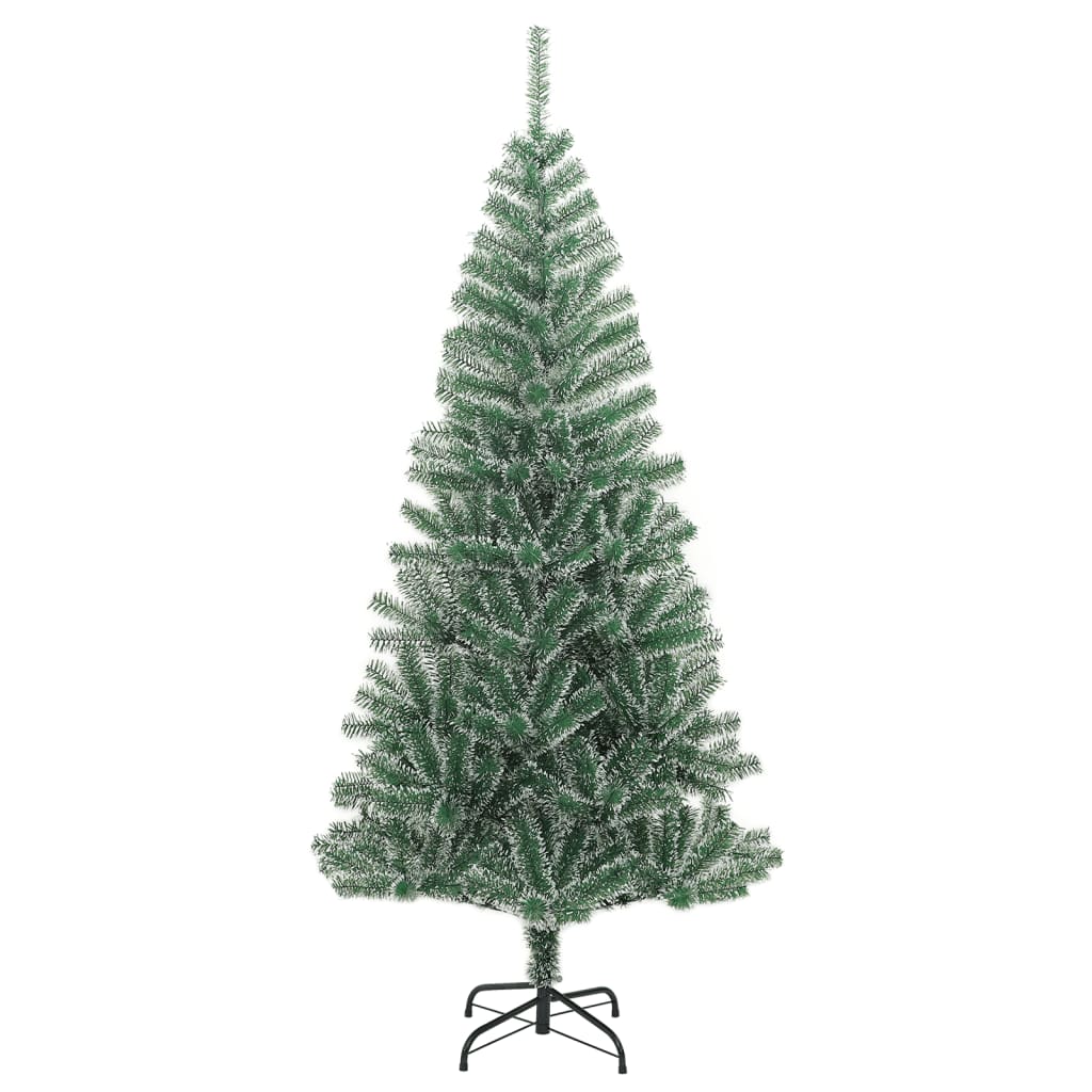Sapin de Noël vert et blanc