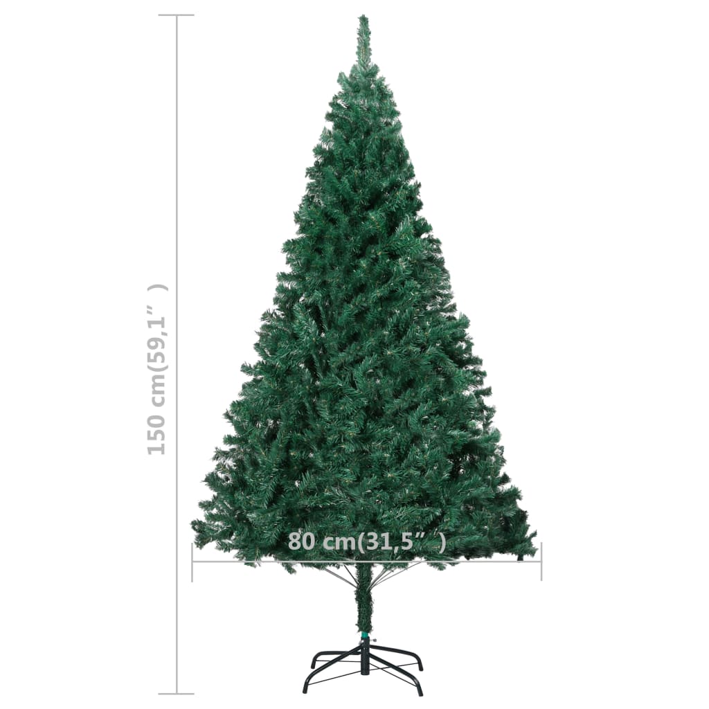 Sapin de Noël artificiel en PVC 