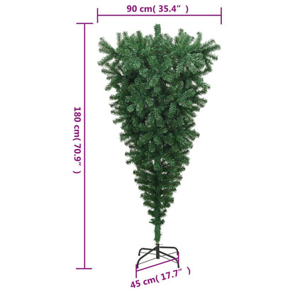 Sapin de Noël artificiel inversé 