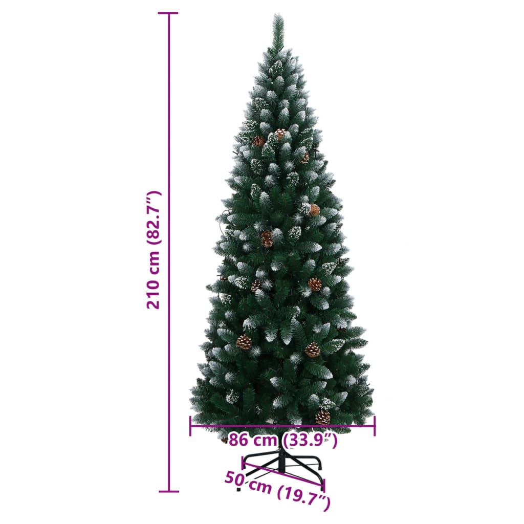 Sapin De Noël Artificiel Lumineux 210 cm