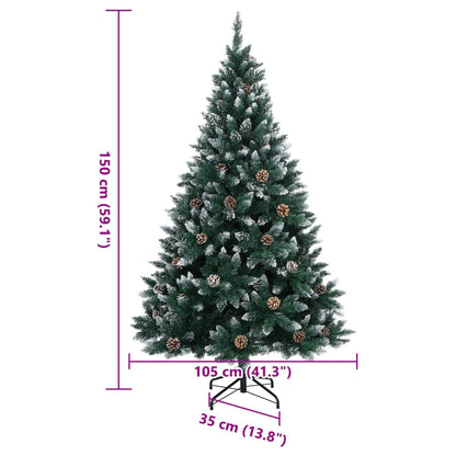 Sapin de Noël artificiel pliable de 180 cm avec lumières, LED et rubans. Sapin de Noël Sapin de Noël artificiel pliable de 180 cm avec lumières, LED et rubans. Sapin de Noël