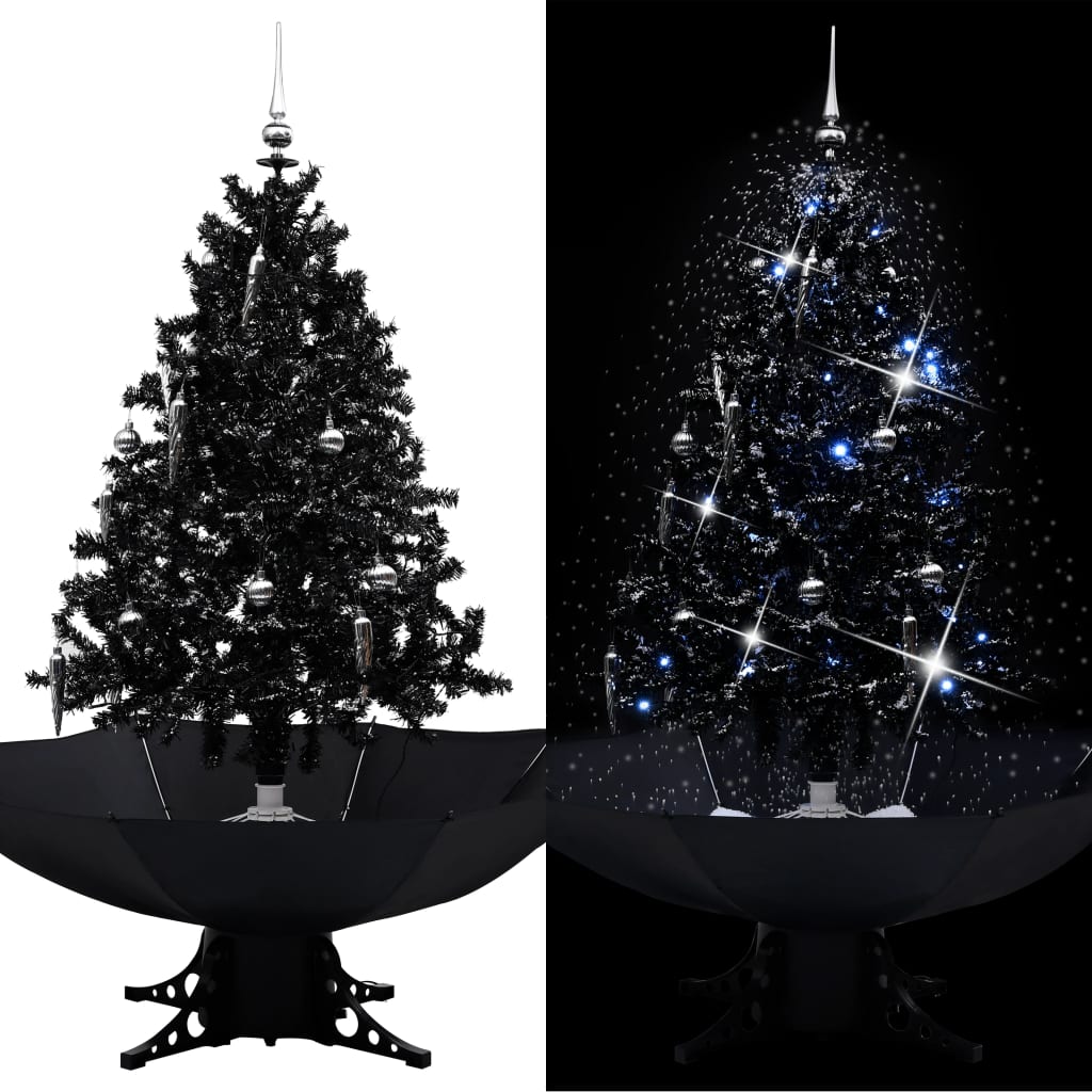 Sapin de Noël parapluie neige 