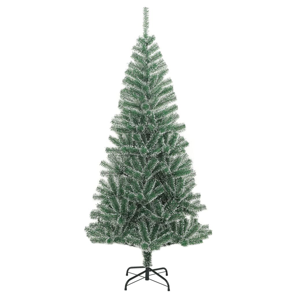 Sapin de Noël vert et blanc 