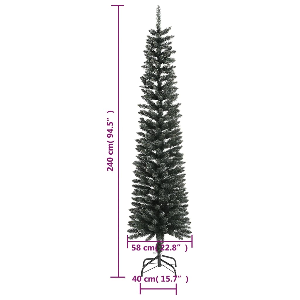 Sapin de Noël artificiel slim 